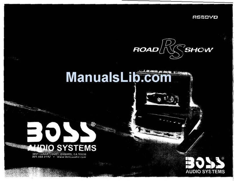 Boss Audio Systems Road RS Show RS5DVD user manual