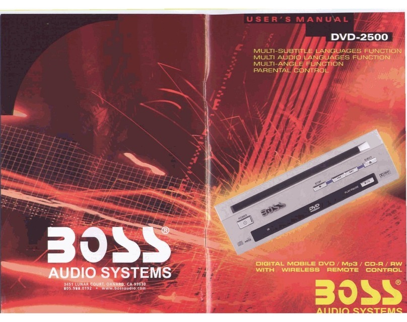 Boss Audio Systems DVD-2500 user manual