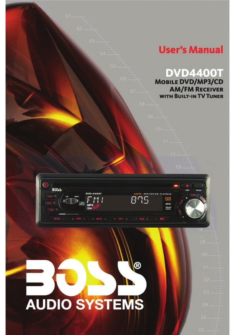 Boss Audio Systems DVD-4400T User manual