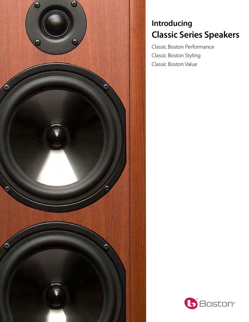 Boston Acoustics CS225 Brochure & specs
