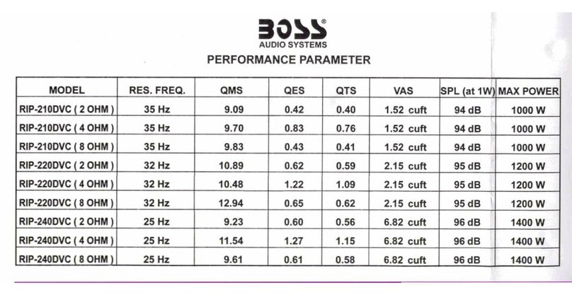 Boss Audio Systems RIP-210 User manual Boss Audio Systems RIP-210 User manual
