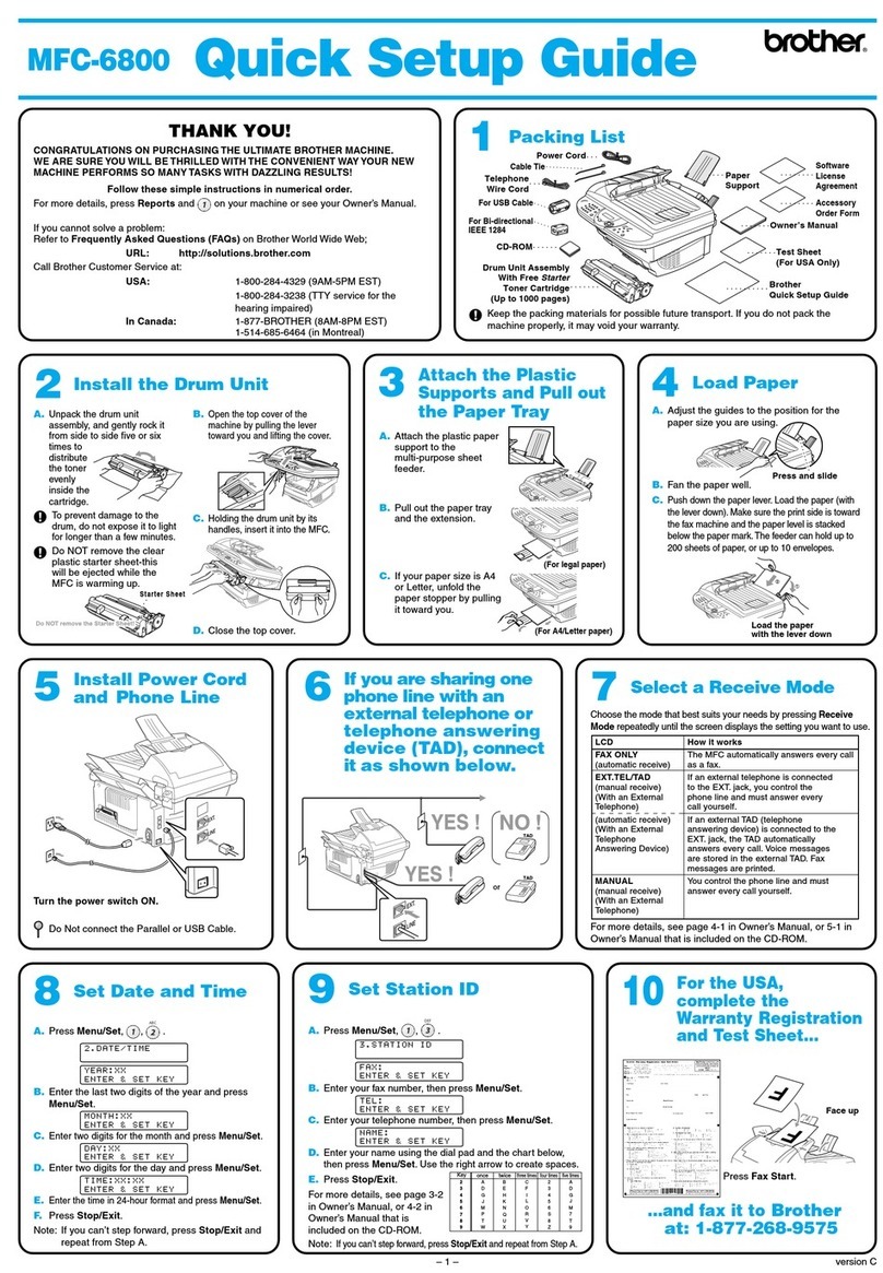 Brother MFC-6800 User manual