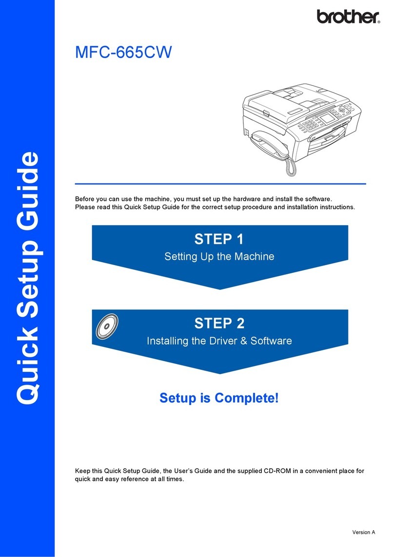 Brother MFC 665CW - Color Inkjet - All-in-One User manual