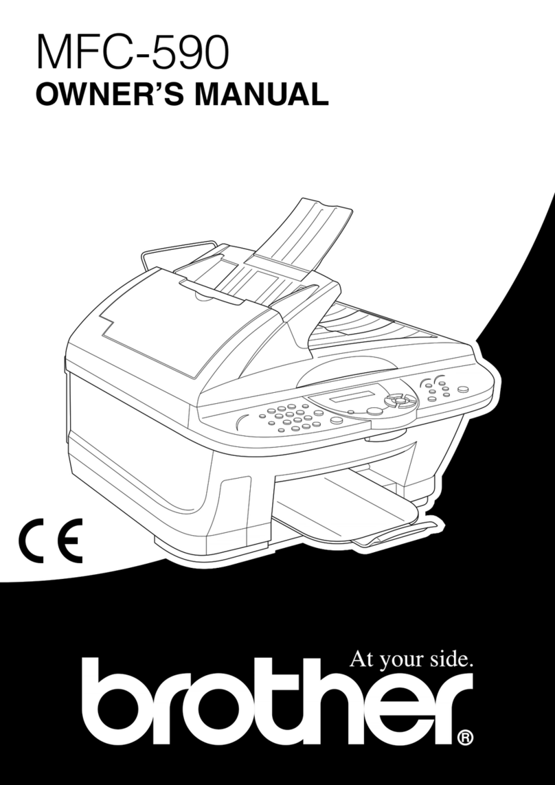 Brother MFC-590 User manual Brother MFC-590 User manual