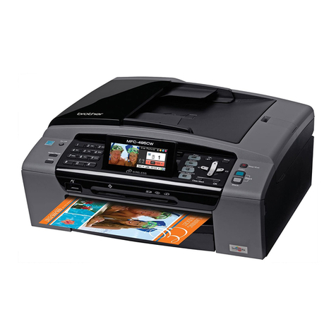 Brother MFC 495CW - Color Inkjet - All-in-One User manual
