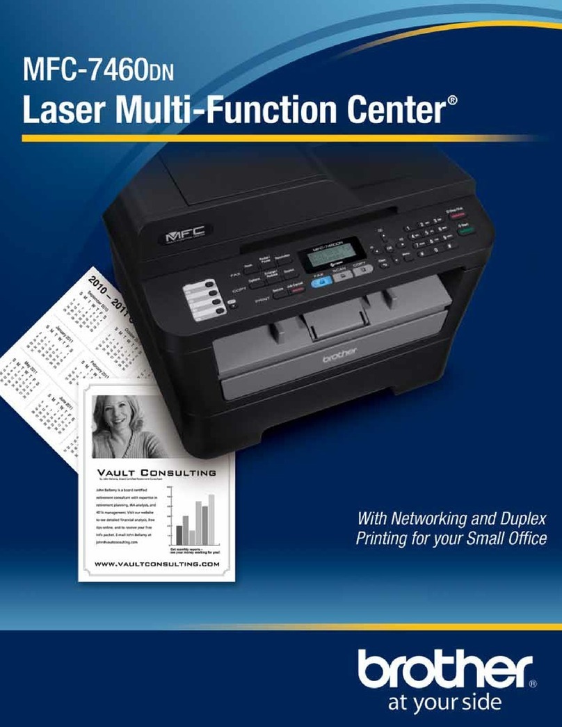 Brother MFC 7460DN User manual Brother MFC 7460DN User manual