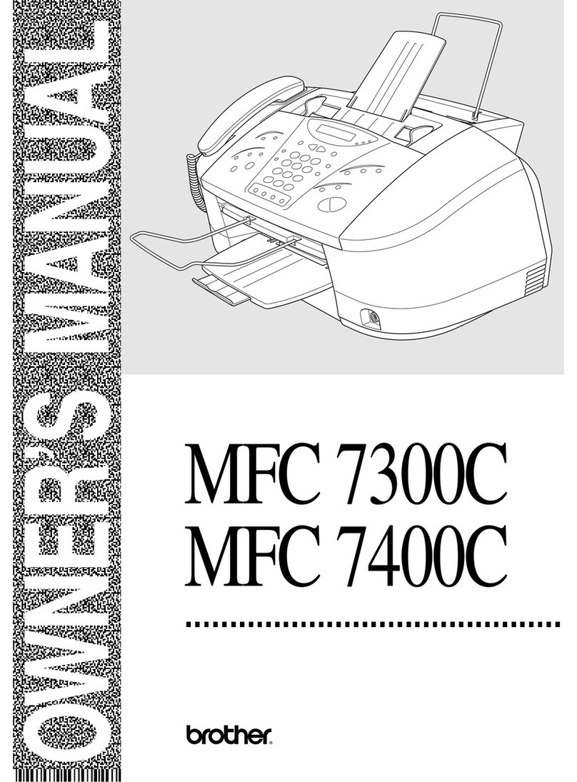 Brother MFC-7300C User manual Brother MFC-7300C User manual