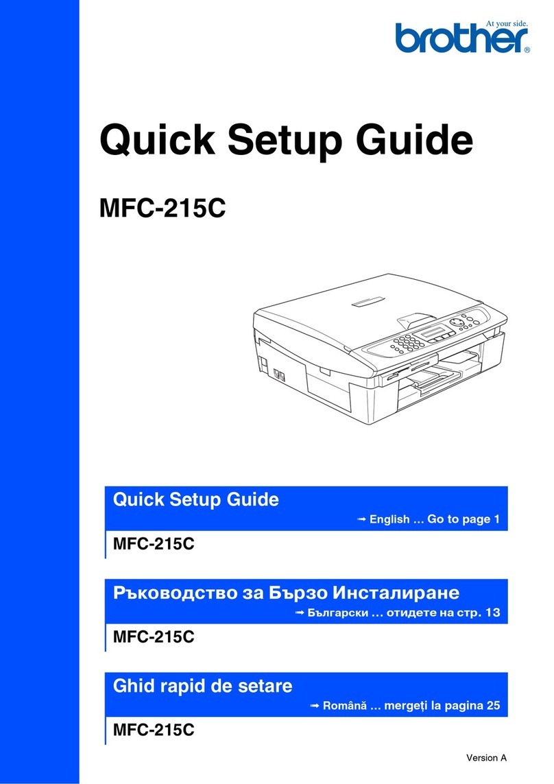 Brother MFC-215C User manual Brother MFC-215C User manual