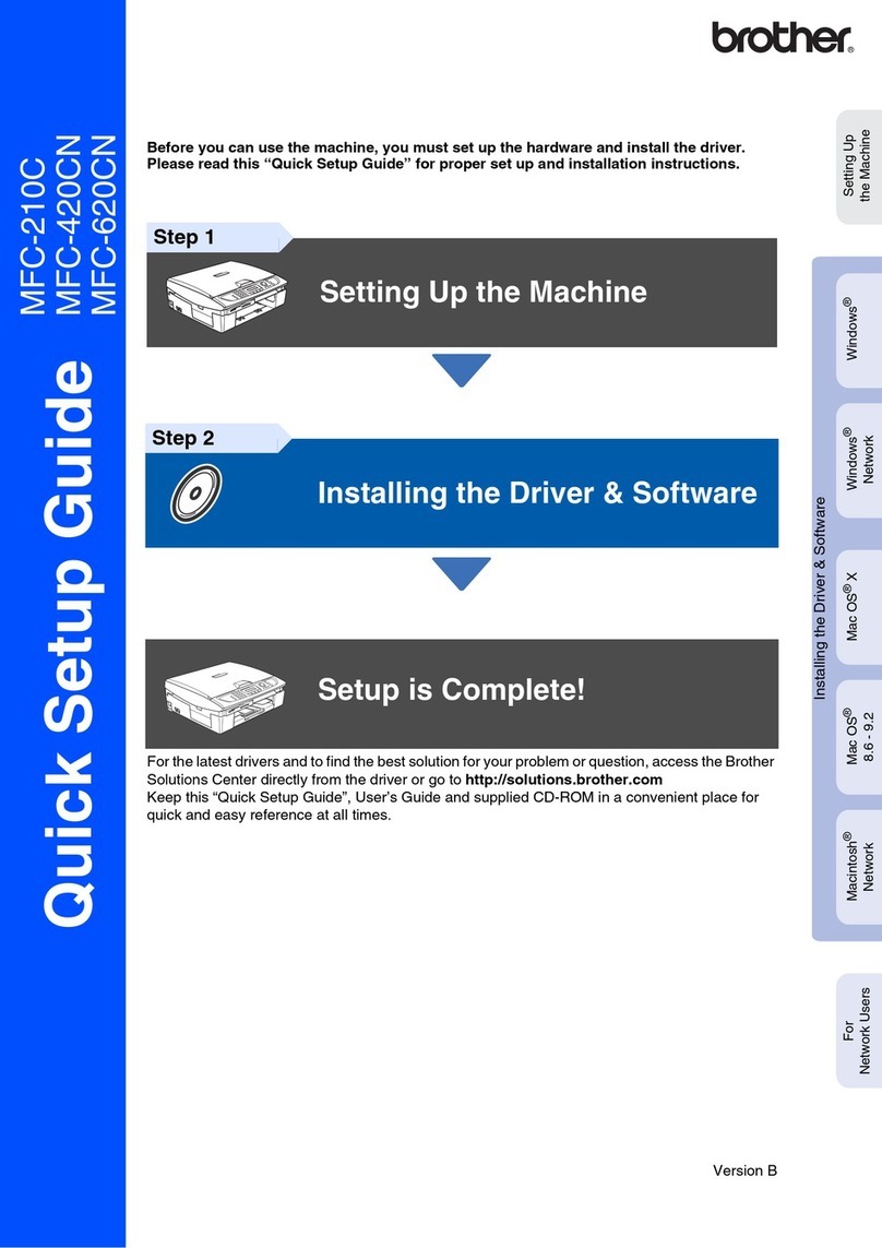Brother MFC-210C User manual