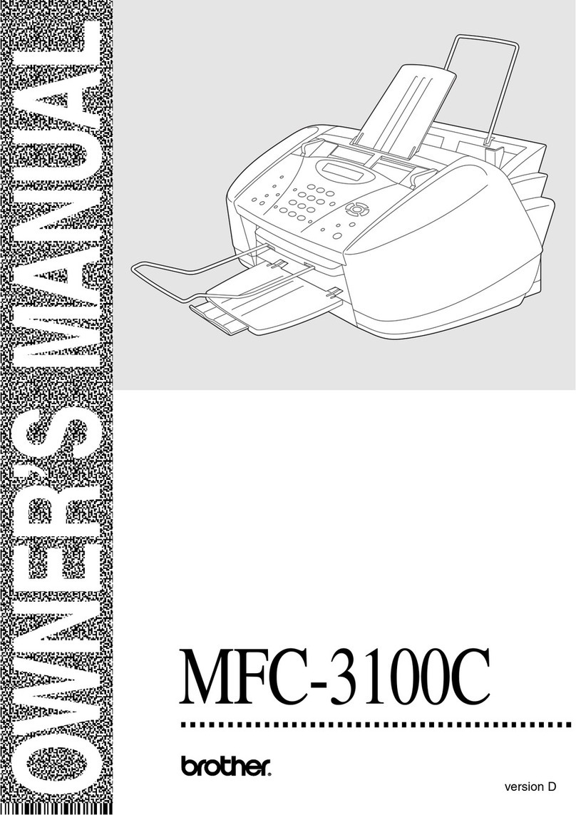 Brother MFC 3100C - Inkjet Multifunction User manual