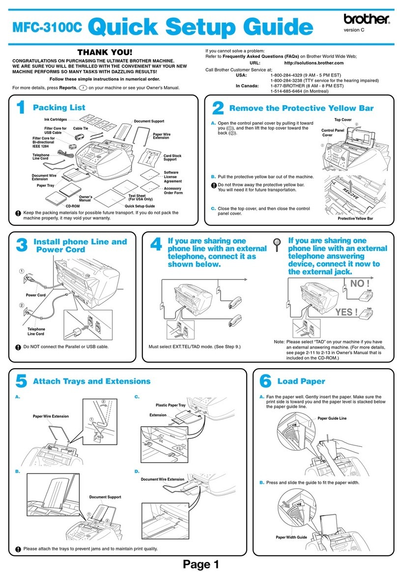 Brother MFC 3100C - Inkjet Multifunction User manual Brother MFC 3100C - Inkjet Multifunction User manual