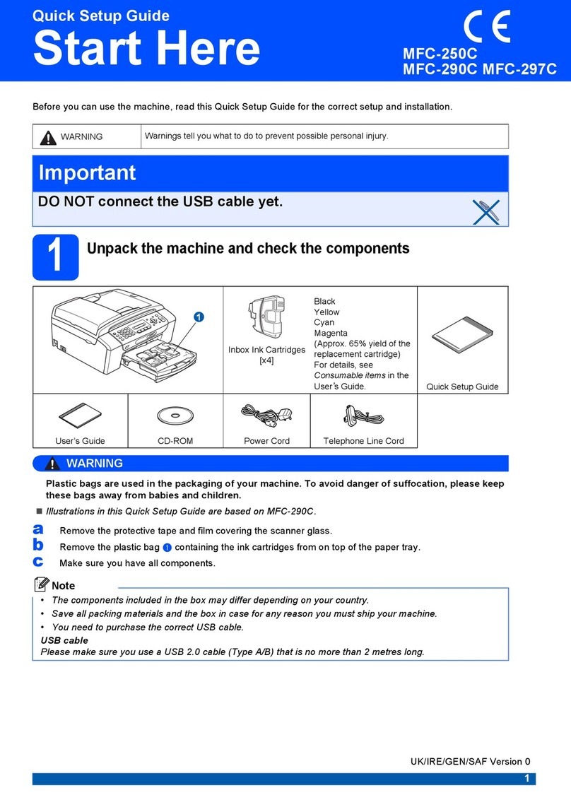 Brother MFC-250C User manual