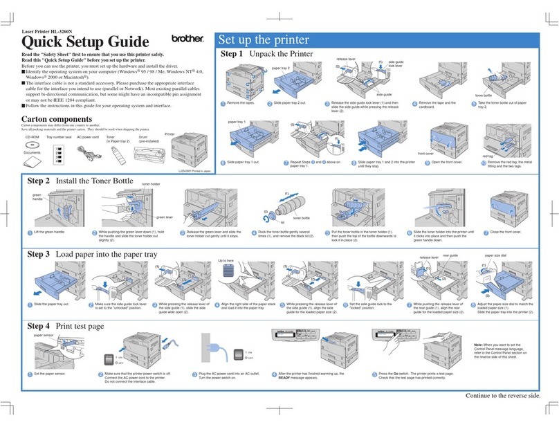 Brother HL-3260N User manual