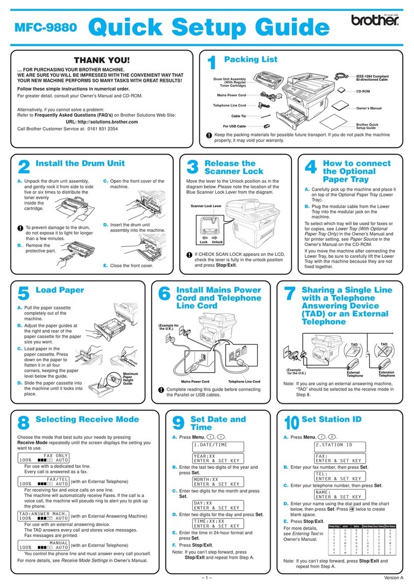 Brother MFC-9880 User manual Brother MFC-9880 User manual