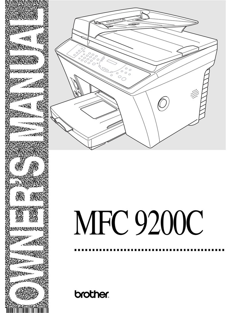 Brother MFC-9200C User manual