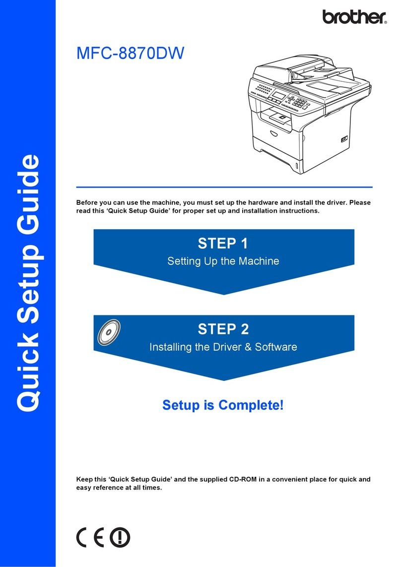 Brother MFC-8870DW User manual Brother MFC-8870DW User manual