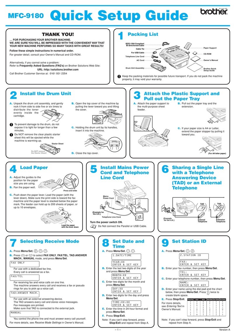 Brother MFC-9180 User manual