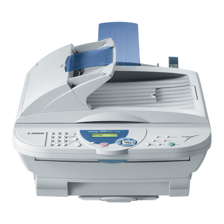 Brother MFC-9160 User manual Brother MFC-9160 User manual