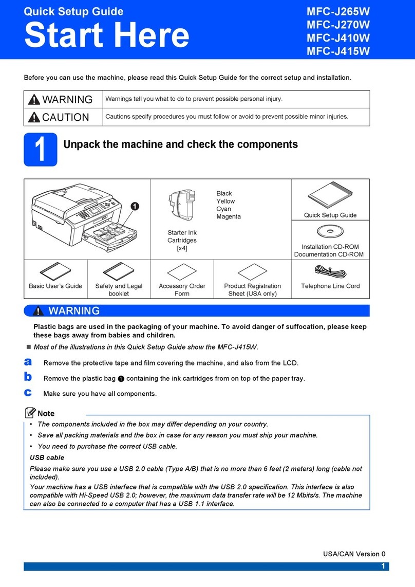 Brother MFC-J265W User manual