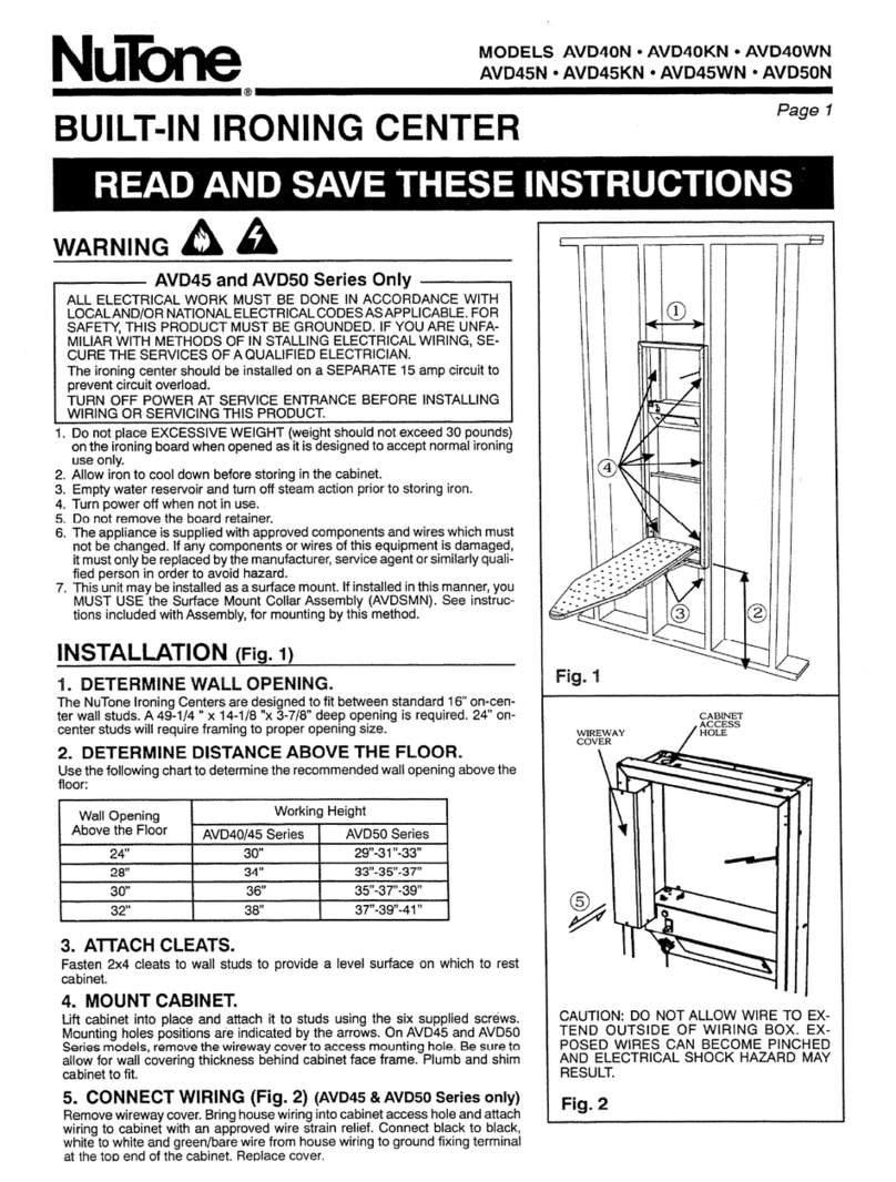 NuTone AVD40KN user guide