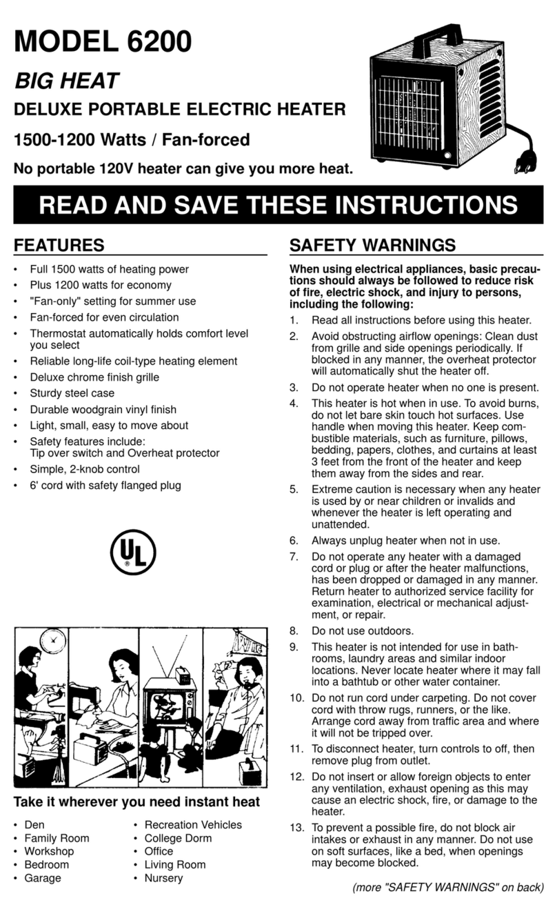 NuTone 6200 User manual