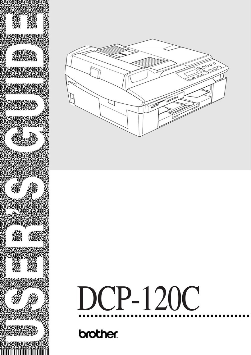 Brother DCP120C - Flatbed Multifunction Photo Capture... User manual