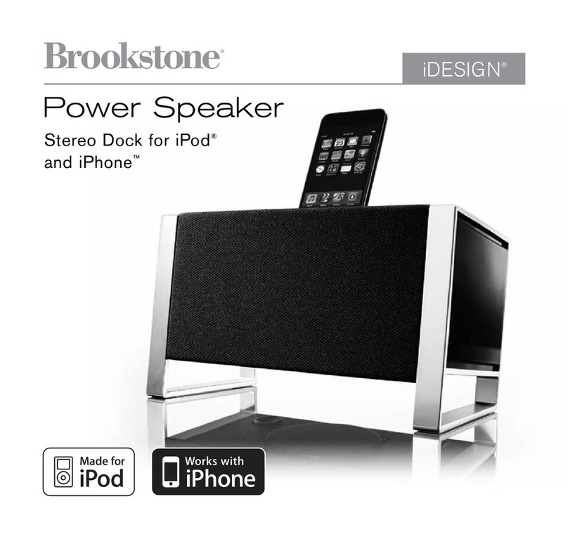 Brookstone iDesign 623116P User manual