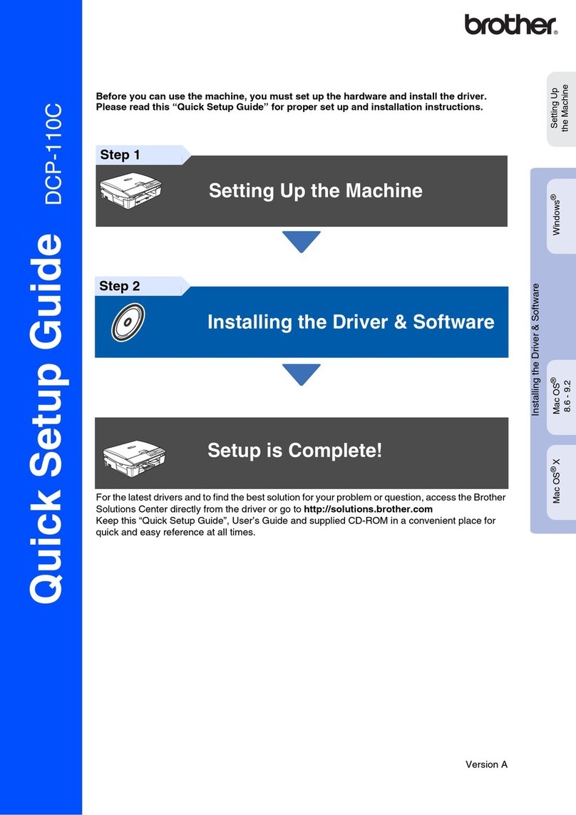 Brother DCP-110C User manual Brother DCP-110C User manual