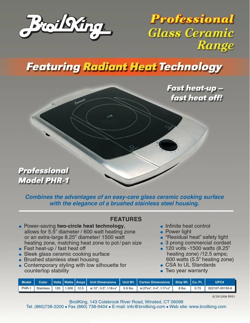 Broil King PHR-1 Owner's manual