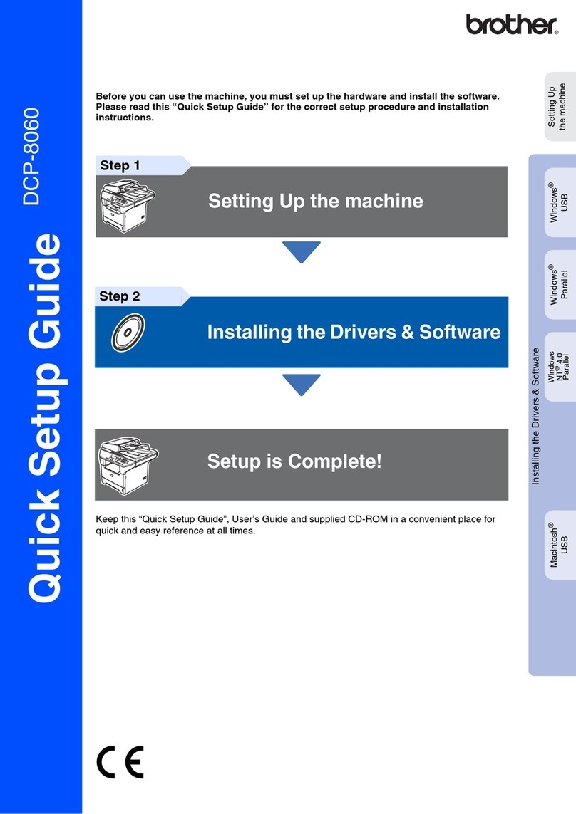 Brother DCP 8060 User manual