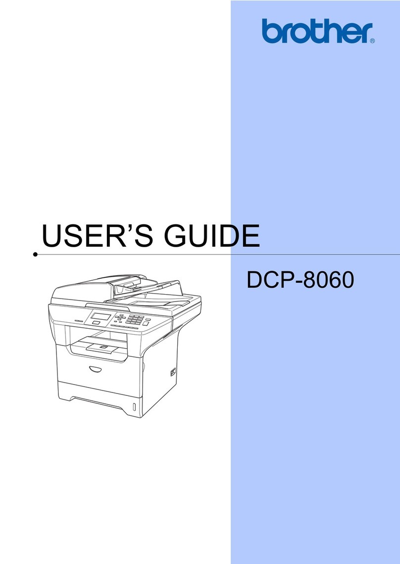 Brother DCP 8060 User manual