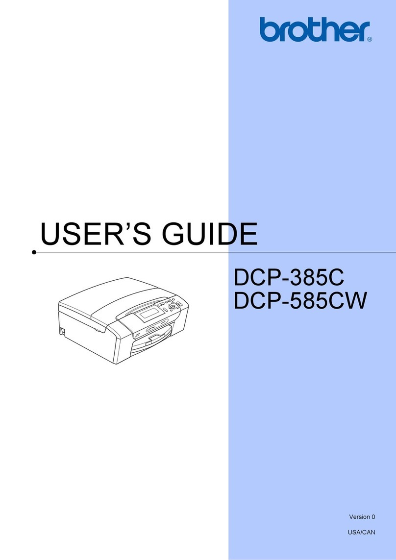 Brother DCP 385C - Color Inkjet - All-in-One User manual