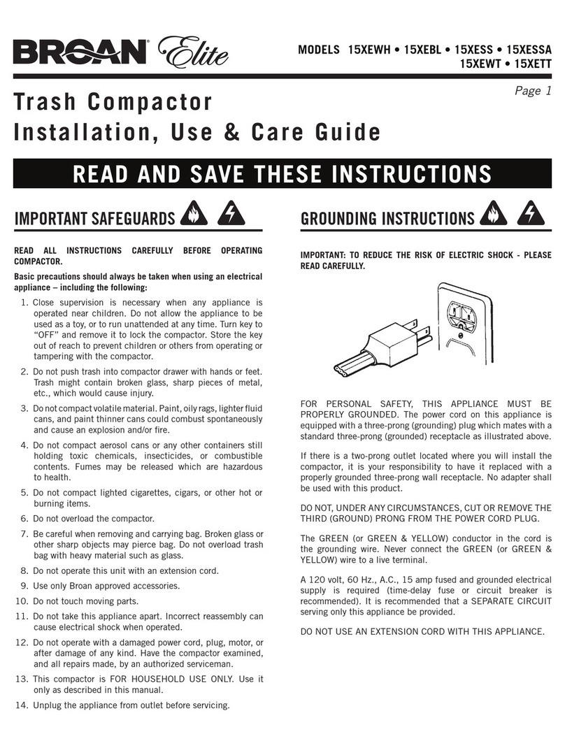 NuTone 15XESS user guide