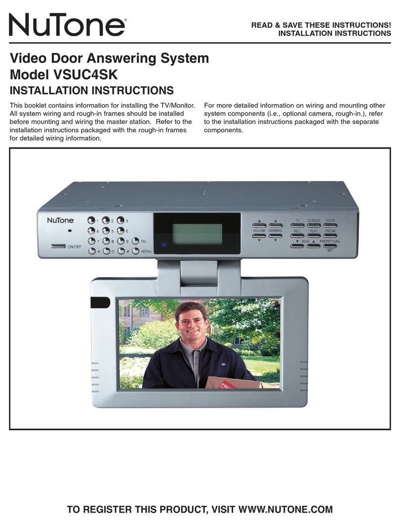 NuTone VSUC4SK installation instructions