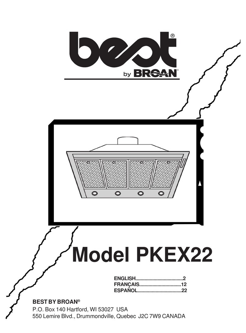 Broan PKEX22 user guide