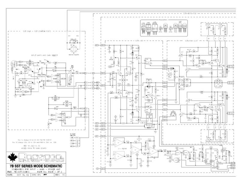 Bryston C Series 7B SST Schematic diagram
