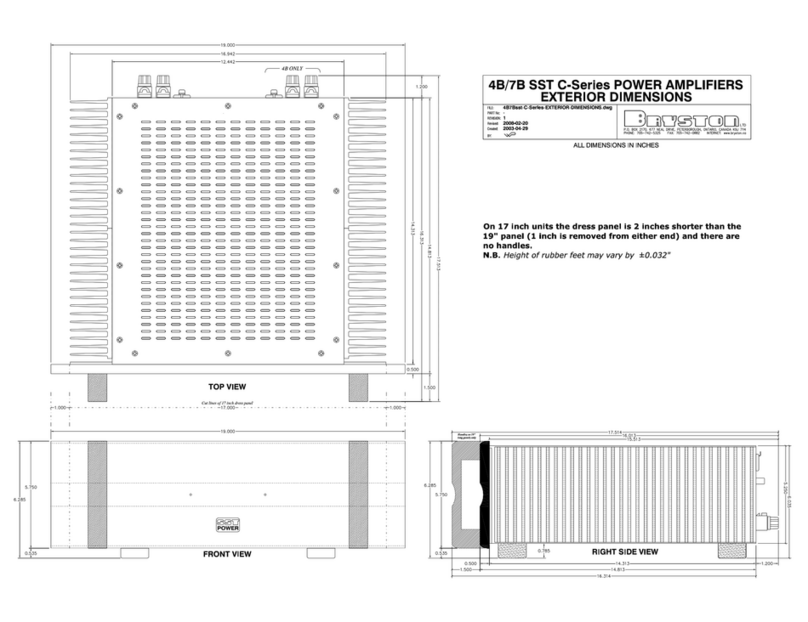 Bryston C Series 4B SST Guide