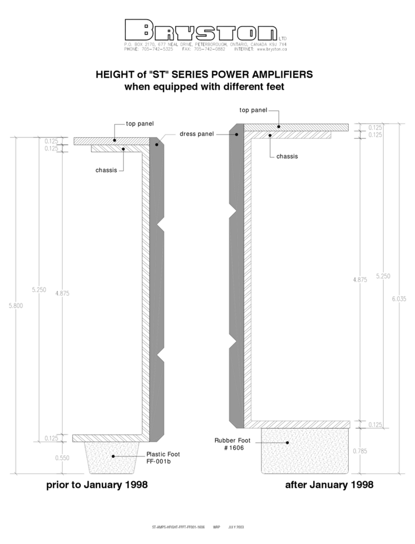 Bryston ST Series 3B ST Guide