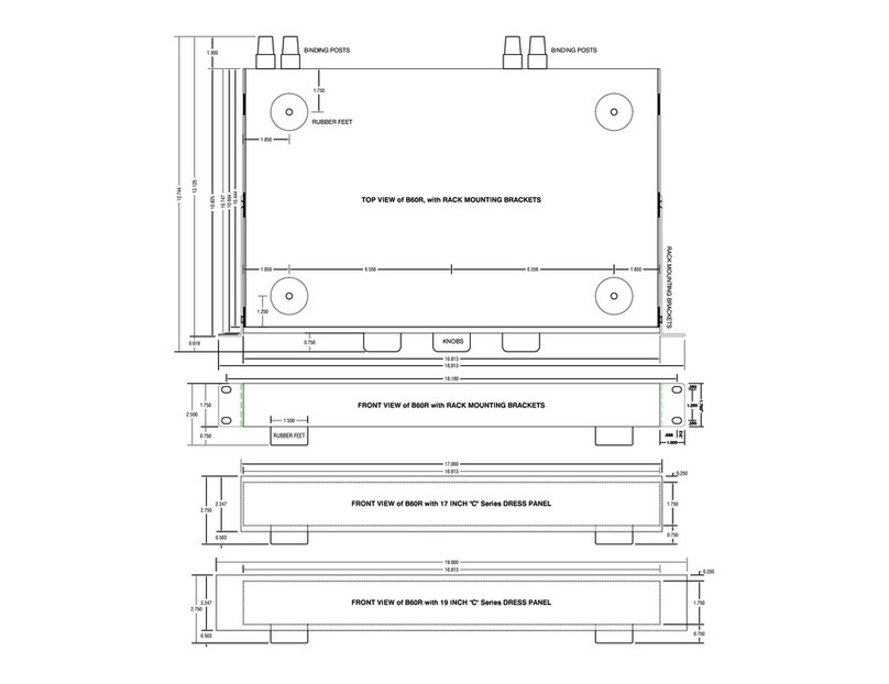 Bryston C Series B60R User guide