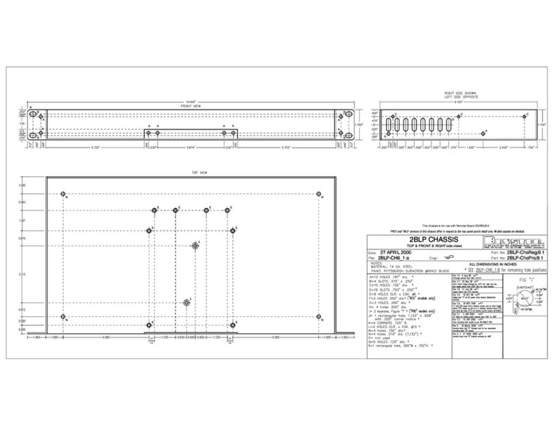 Bryston C Series 2B-LP Exterior dimensions