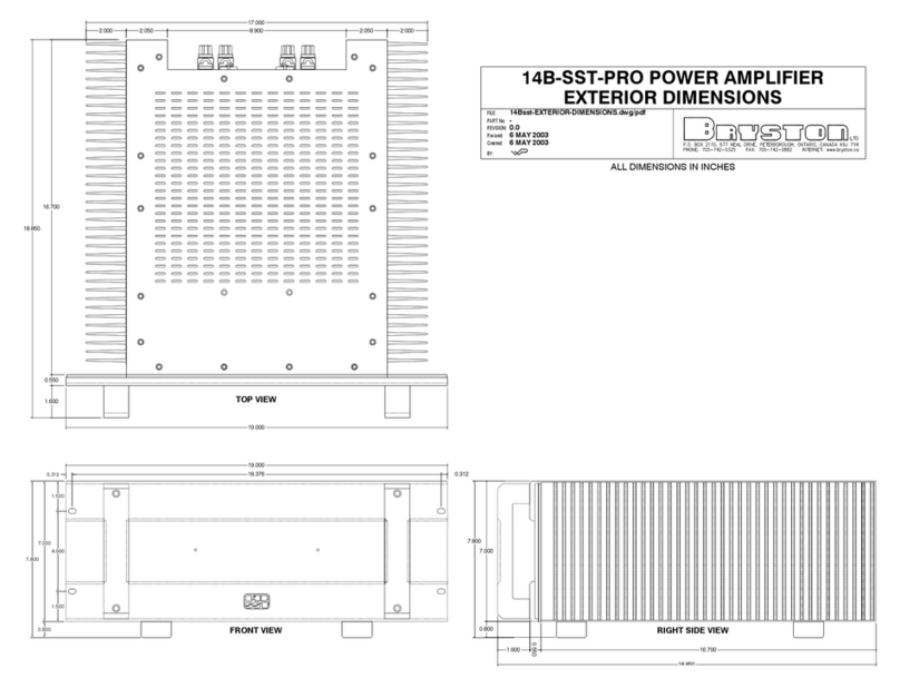 Bryston C Series 14B-SST-PRO Guide