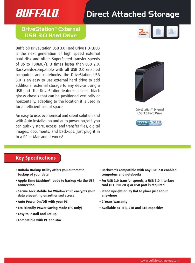 Buffalo DriveStation Combo Specifications Buffalo DriveStation Combo Specifications