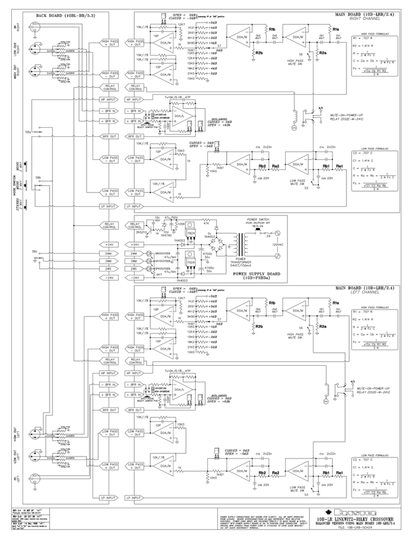 Bryston 10B Specifications