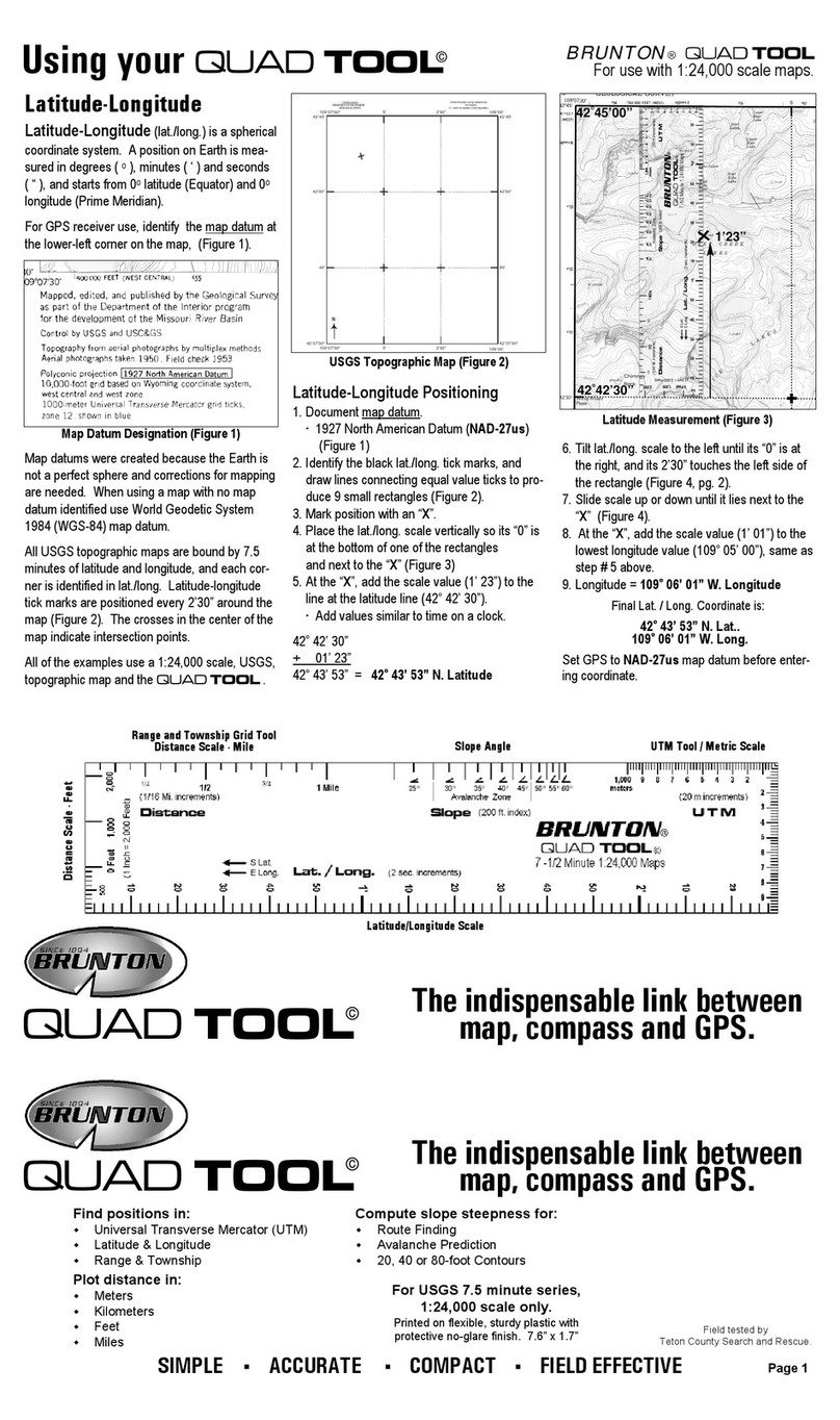 Brunton QuadTool user guide