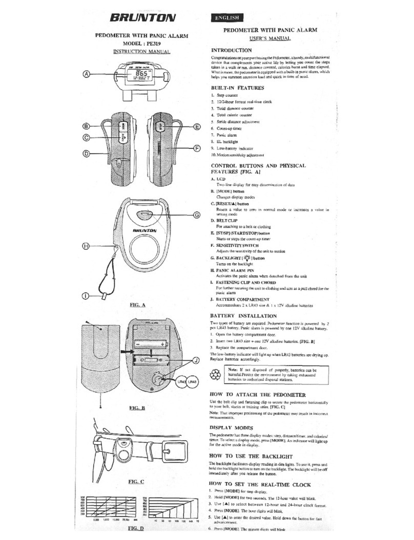 Brunton PE319 instruction manual