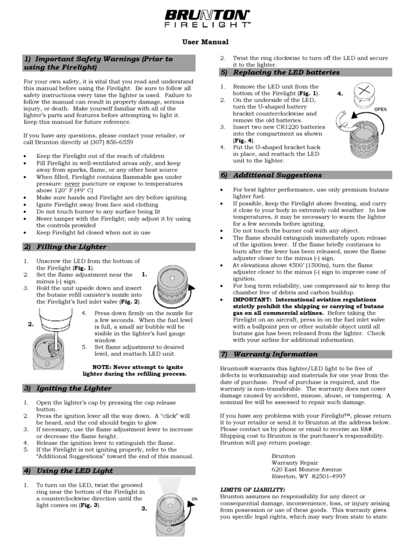 Brunton Firelight user manual