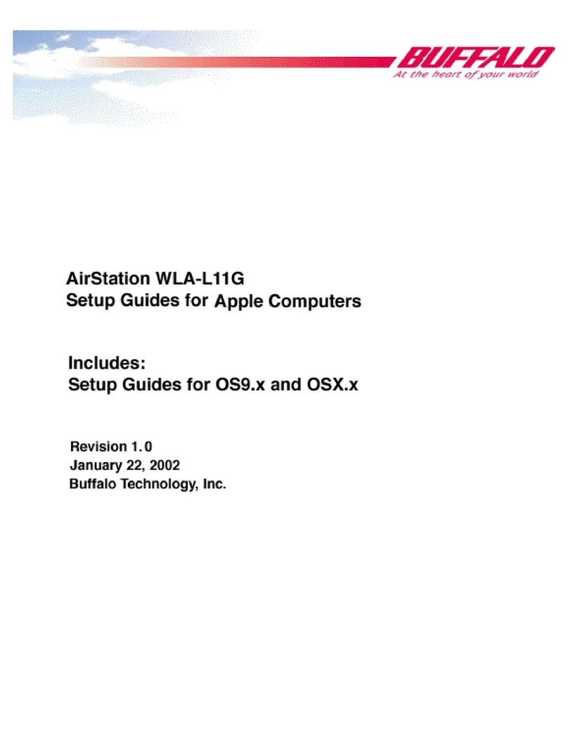 Buffalo AirStation WLA-L11G Setup guide
