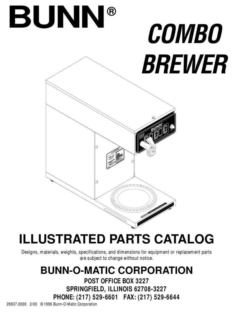 Bunn COMBO BREWER Instruction Manual