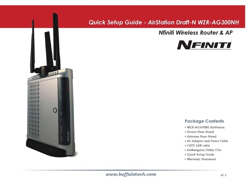 Buffalo AirStation Nfiniti WZR-AG300NH User manual Buffalo AirStation Nfiniti WZR-AG300NH User manual