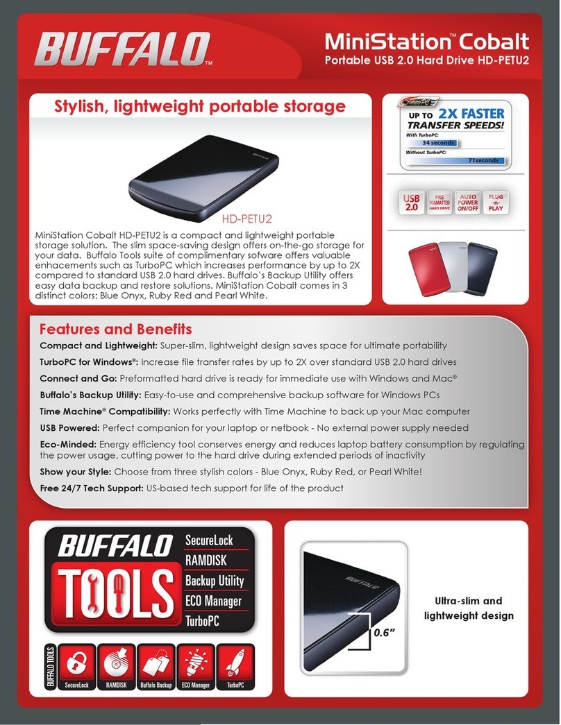 Buffalo MiniStation Cobalt 320GB Specifications